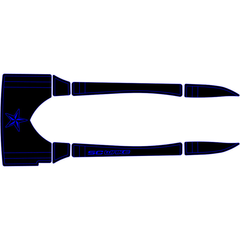 SC Wake Sea Doo RX/RXX & RXDI Waverunner Jet Ski Traction Mat Kit