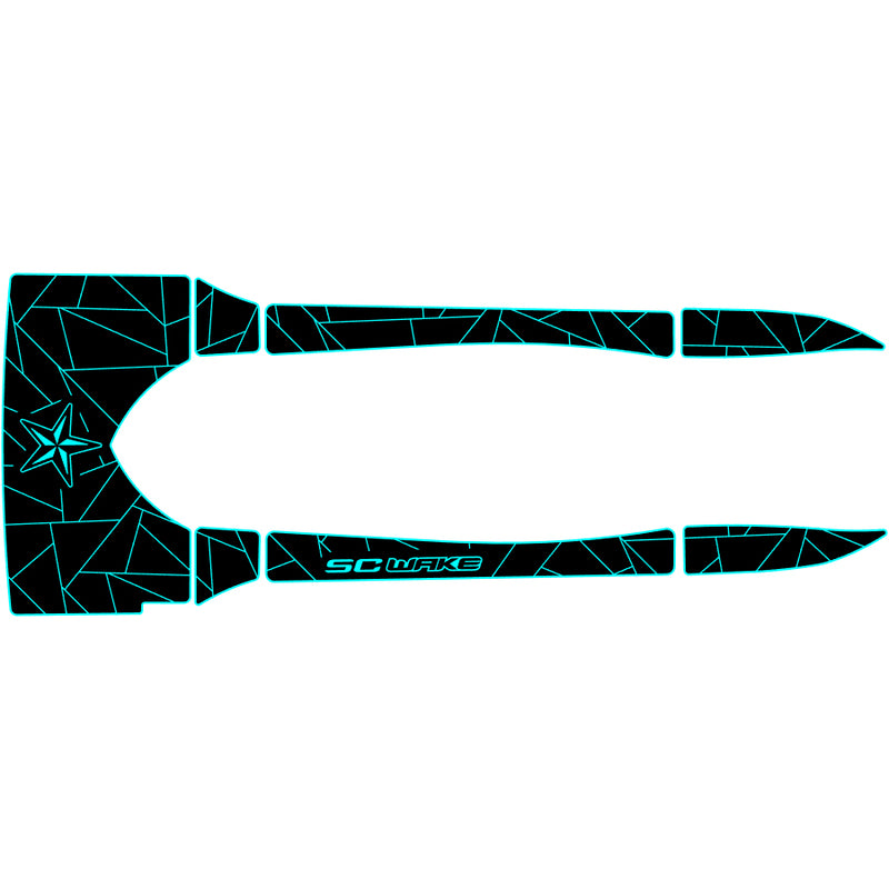 SC Wake Sea Doo RX/RXX & RXDI Waverunner Jet Ski Traction Mat Kit