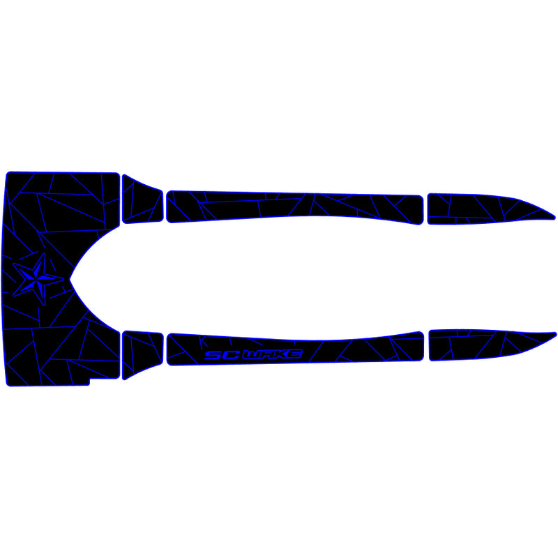 SC Wake Sea Doo RX/RXX & RXDI Waverunner Jet Ski Traction Mat Kit