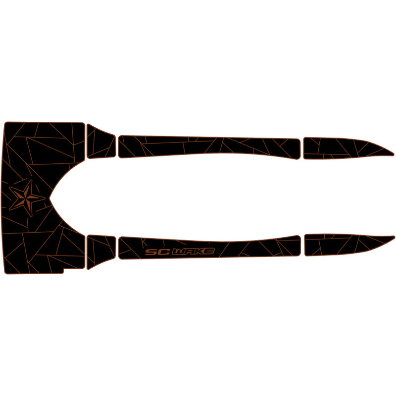 SC Wake Sea Doo RX/RXX & RXDI Waverunner Jet Ski Traction Mat Kit