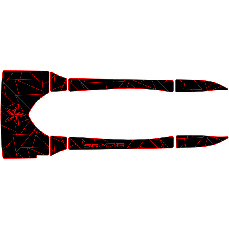 SC Wake Sea Doo RX/RXX & RXDI Waverunner Jet Ski Traction Mat Kit