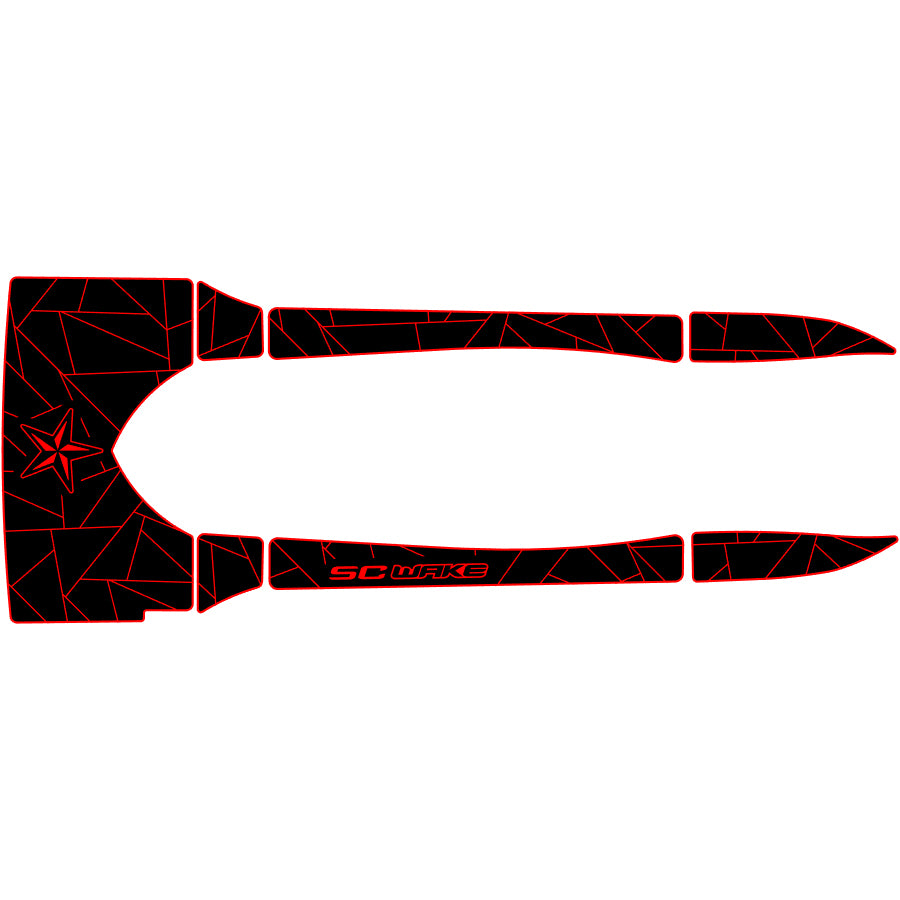 SC Wake Sea Doo RX/RXX & RXDI Waverunner Jet Ski Traction Mat Kit