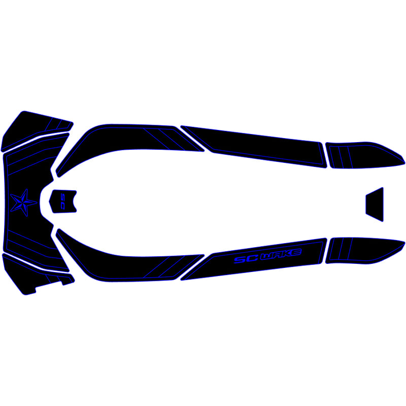 SC Wake Sea Doo 155 Waverunner Jet Ski Traction Mat Kit