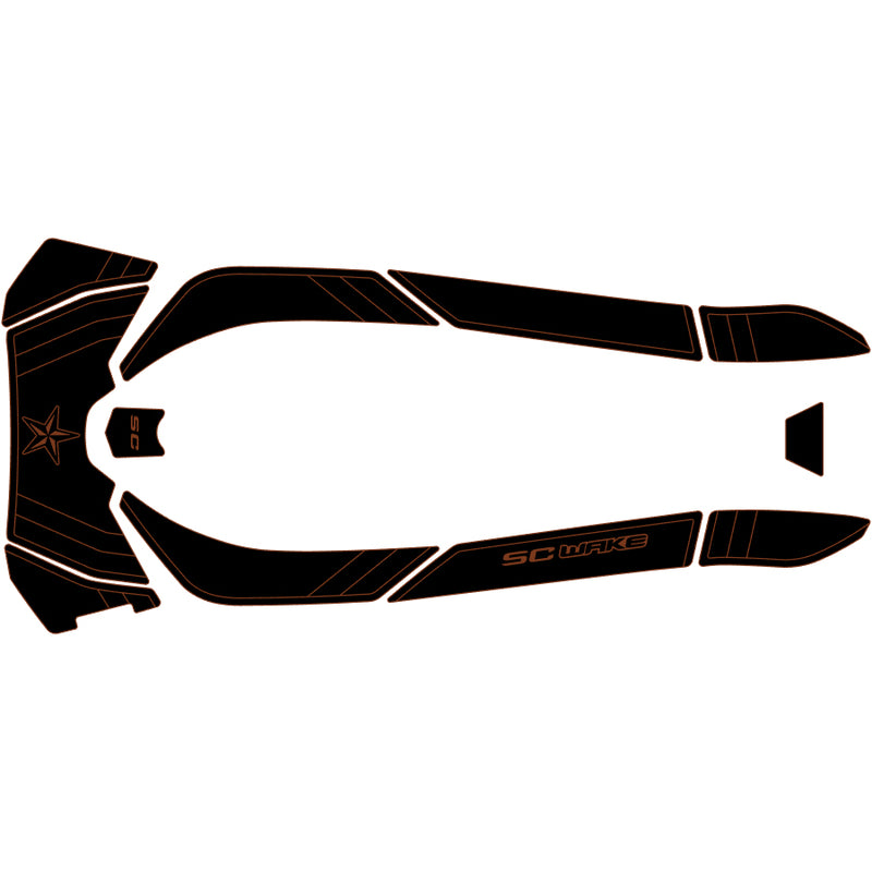 SC Wake Sea Doo 155 Waverunner Jet Ski Traction Mat Kit