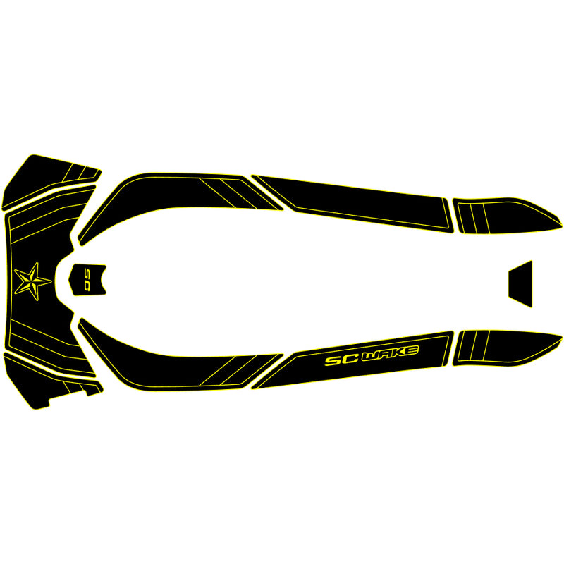 SC Wake Sea Doo 155 Waverunner Jet Ski Traction Mat Kit