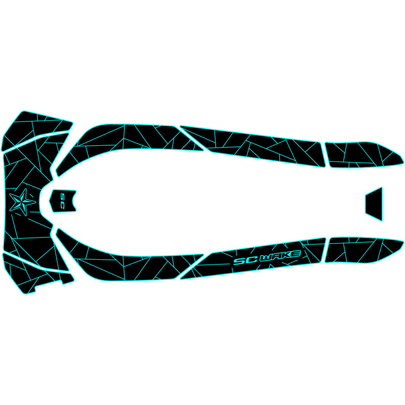SC Wake Sea Doo 155 Waverunner Jet Ski Traction Mat Kit