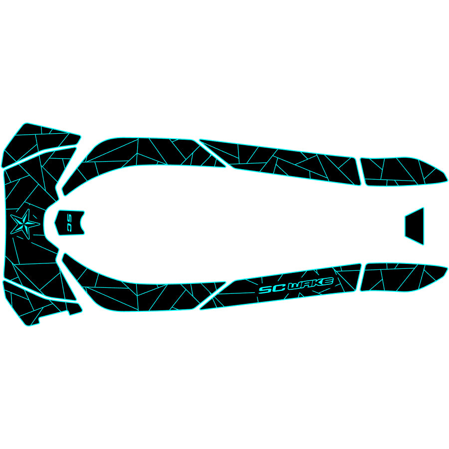 SC Wake Sea Doo 155 Waverunner Jet Ski Traction Mat Kit