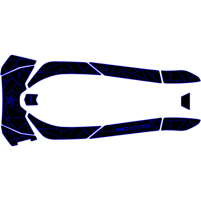 SC Wake Sea Doo 155 Waverunner Jet Ski Traction Mat Kit