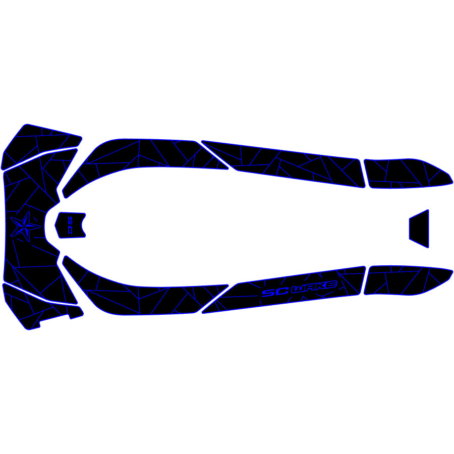 SC Wake Sea Doo 155 Waverunner Jet Ski Traction Mat Kit