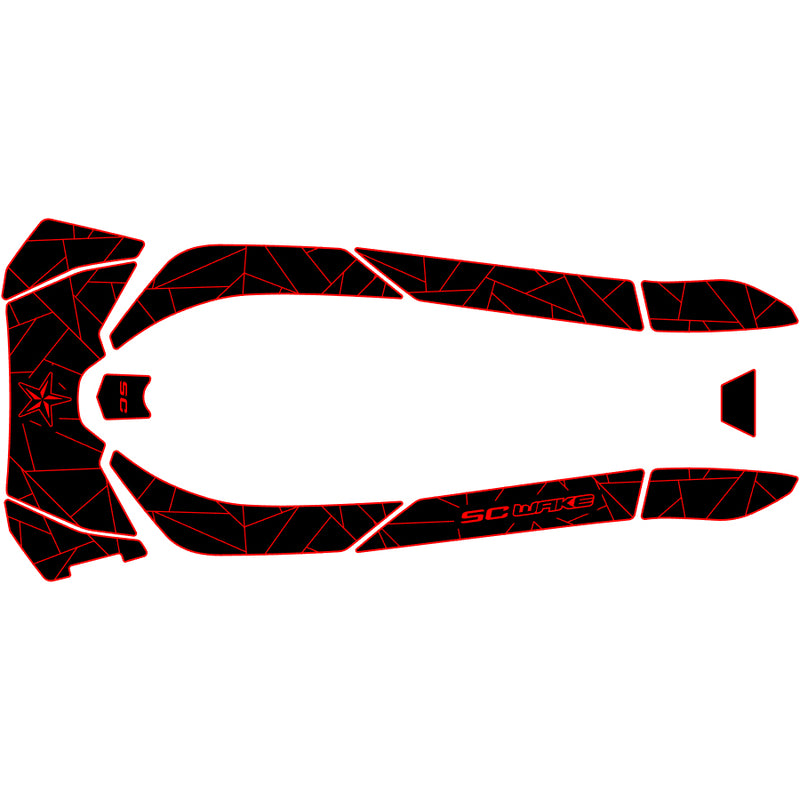 SC Wake Sea Doo 155 Waverunner Jet Ski Traction Mat Kit