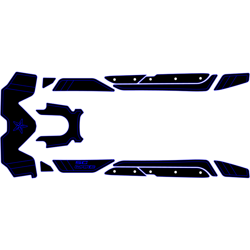 SC Wake Sea Doo RXT-X 300 '16-17 Waverunner Jet Ski Traction Mat Kit