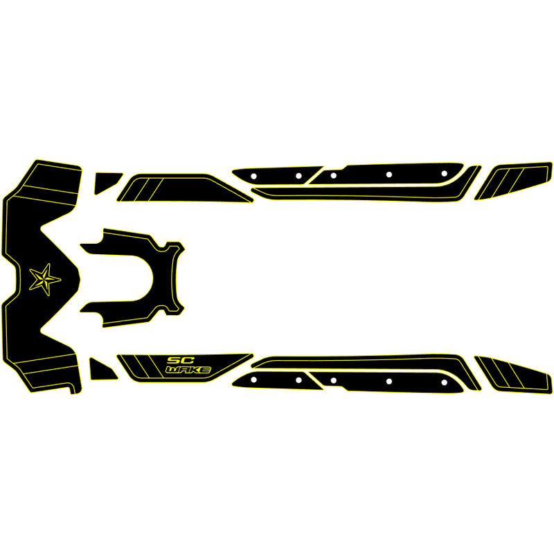 SC Wake Sea Doo RXT-X 300 '16-17 Waverunner Jet Ski Traction Mat Kit