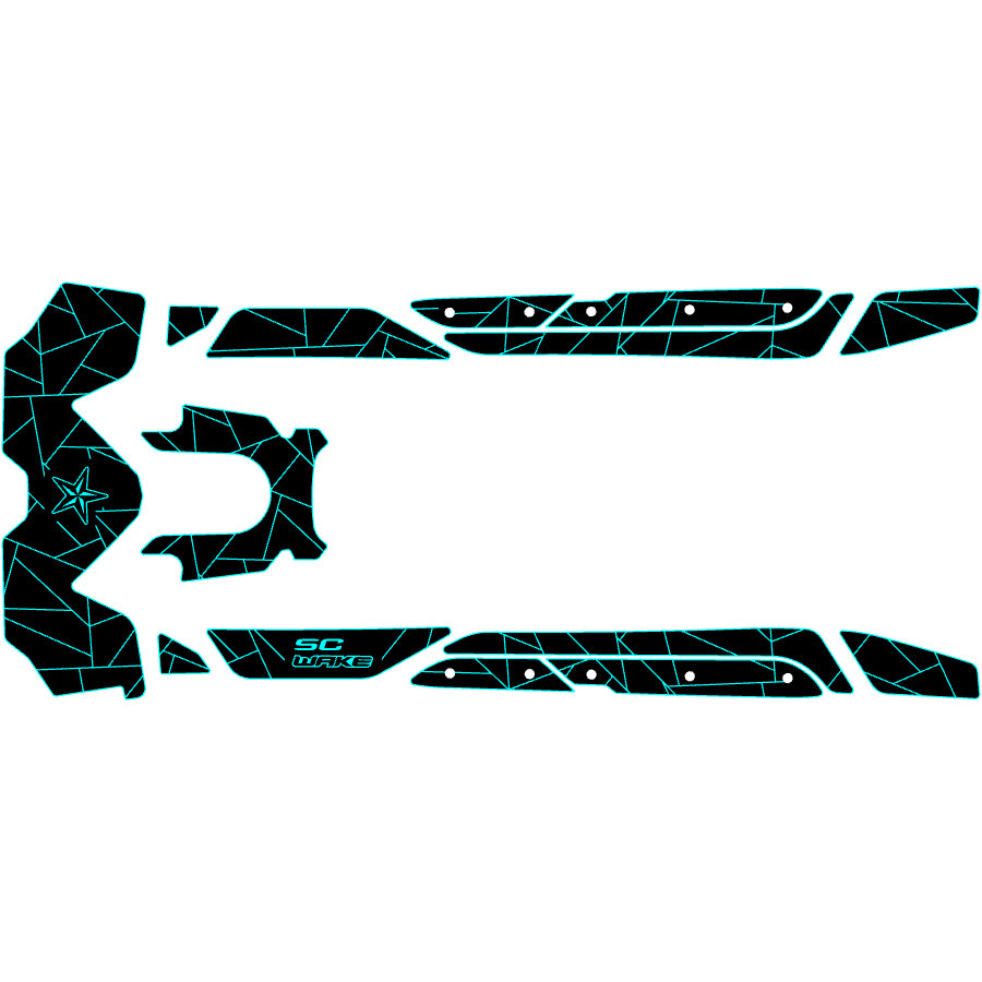 SC Wake Sea Doo RXT-X 300 '16-17 Waverunner Jet Ski Traction Mat Kit