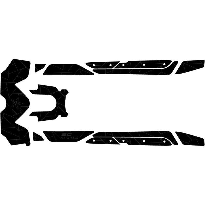 SC Wake Sea Doo RXT-X 300 '16-17 Waverunner Jet Ski Traction Mat Kit