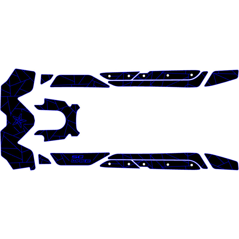 SC Wake Sea Doo RXT-X 300 '16-17 Waverunner Jet Ski Traction Mat Kit