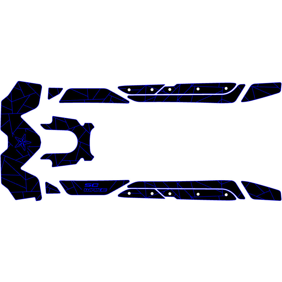 SC Wake Sea Doo RXT-X 300 '16-17 Waverunner Jet Ski Traction Mat Kit