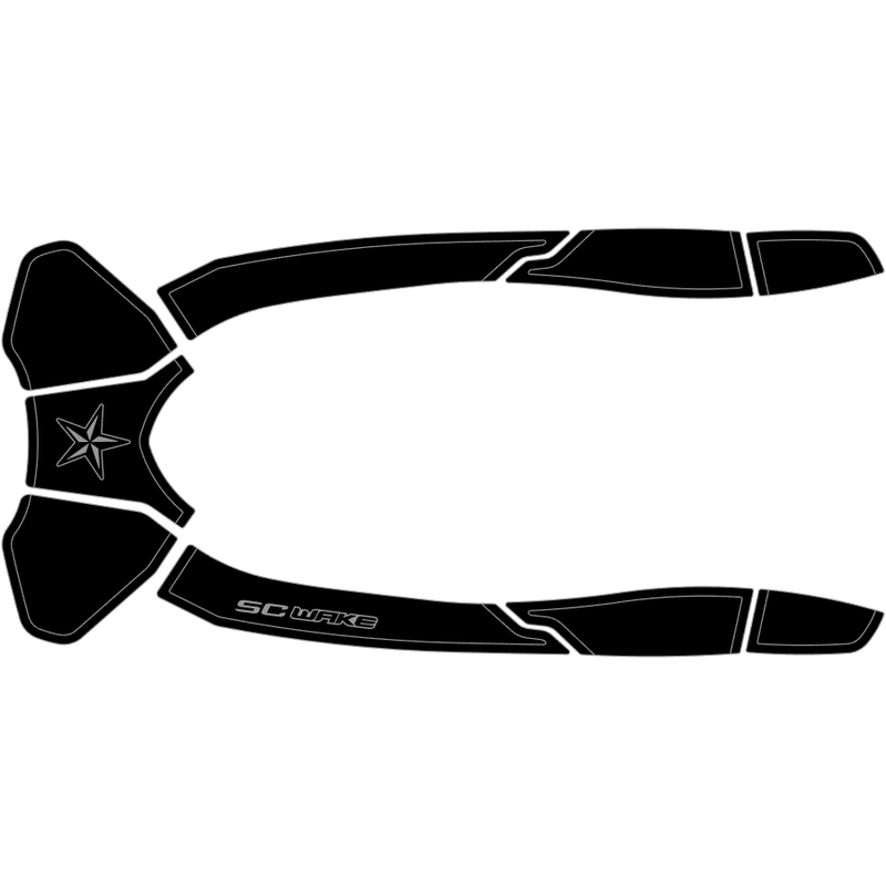 SC Wake Sea Doo GTX 155 '16-17, GTX LTD. 215, 230 & 300 '16-17, RXT 260 '16-17, WAKE Pro '16-17 Waverunner Jet Ski Traction Mat Kit
