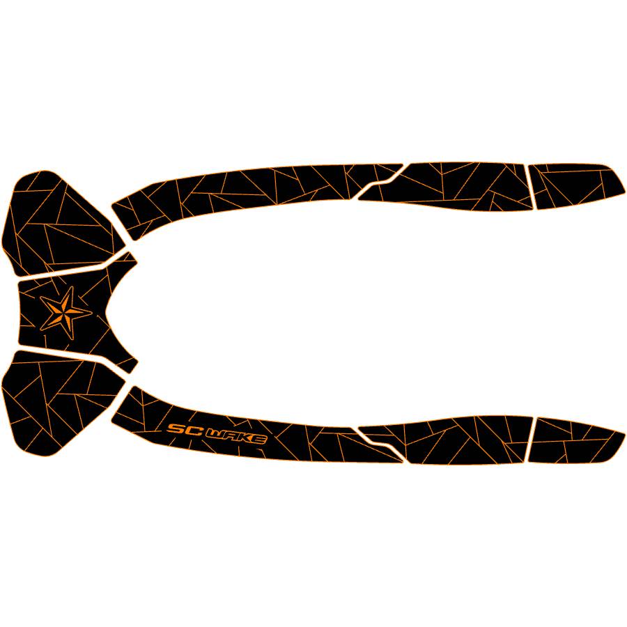 SC Wake Sea Doo GTX 155 '16-17, GTX LTD. 215, 230 & 300 '16-17, RXT 260 '16-17, WAKE Pro '16-17 Waverunner Jet Ski Traction Mat Kit