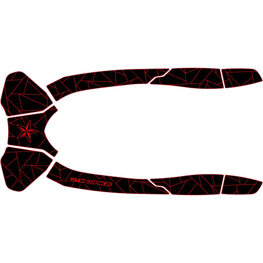 SC Wake Sea Doo GTX 155 '16-17, GTX LTD. 215, 230 & 300 '16-17, RXT 260 '16-17, WAKE Pro '16-17 Waverunner Jet Ski Traction Mat Kit