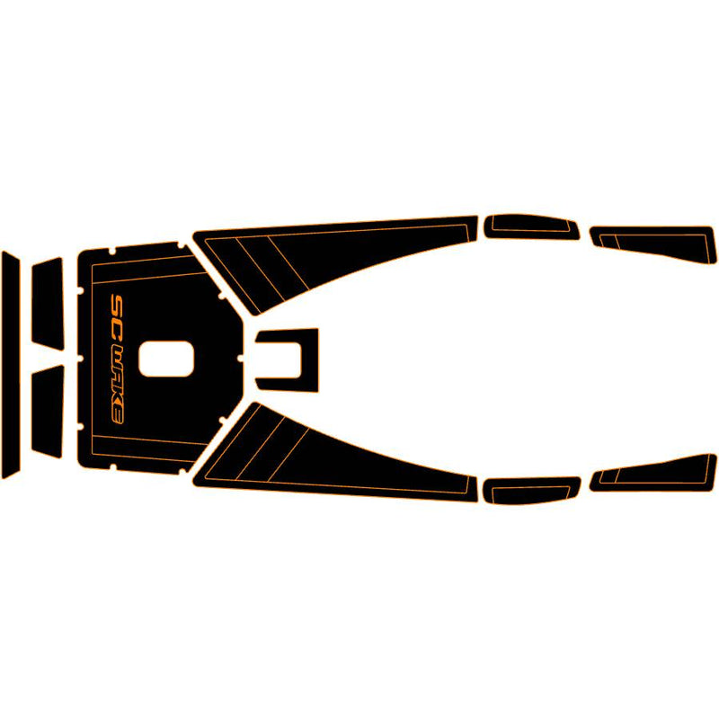 SC Wake Sea Doo 3D Waverunner Jet Ski Traction Mat Kit