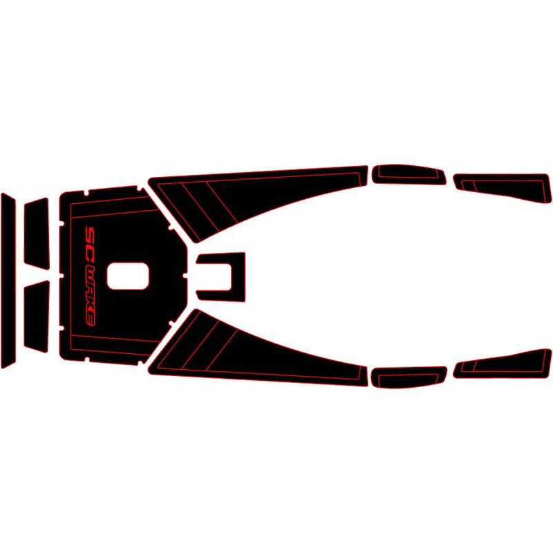 SC Wake Sea Doo 3D Waverunner Jet Ski Traction Mat Kit