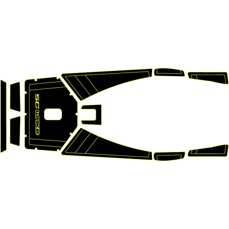 SC Wake Sea Doo 3D Waverunner Jet Ski Traction Mat Kit