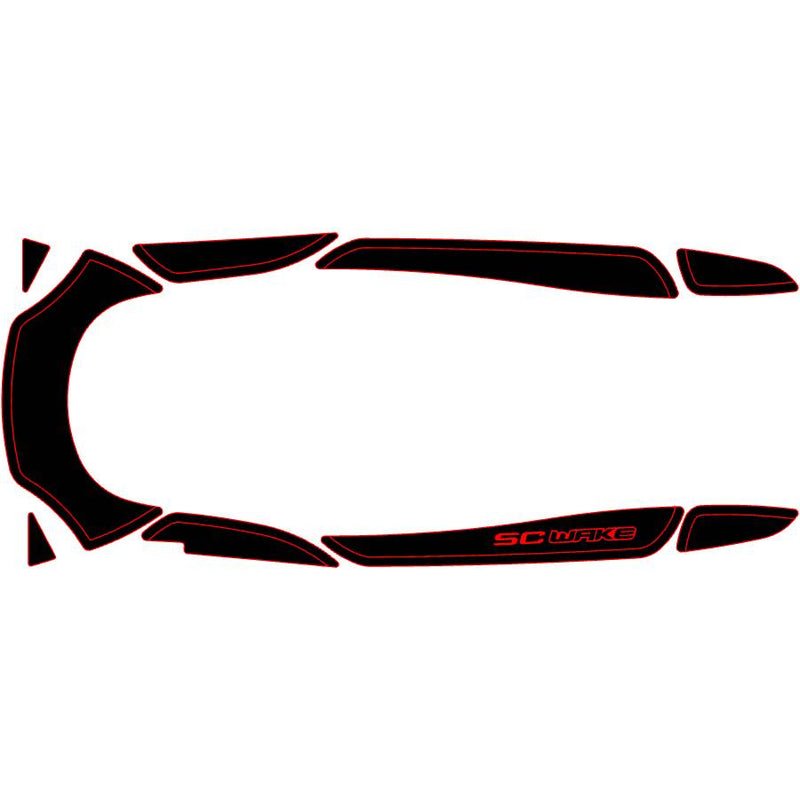 SC Wake Sea Doo GTI 4-Tec '06-08, GTI/GTI SE 130 & 155 '09-10, Wake 155 '09-10 Waverunner Jet Ski Traction Mat Kit