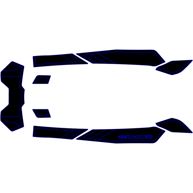 SC Wake Sea Doo Spark Trixx 3-Up '18-21 Waverunner Jet Ski Traction Mat Kit