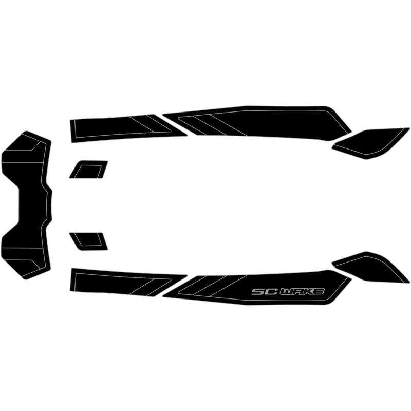 SC Wake Sea Doo Spark Trixx 3-Up '18-21 Waverunner Jet Ski Traction Mat Kit