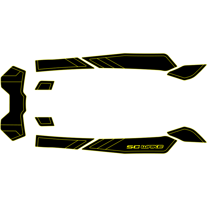 SC Wake Sea Doo Spark Trixx 3-Up '18-21 Waverunner Jet Ski Traction Mat Kit