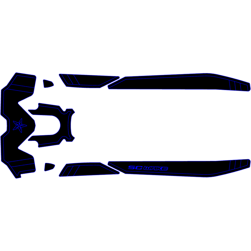 SC Wake Sea Doo GTX 300 '21, GTX Limited '21, & RXT-X '21 Waverunner Jet Ski Traction Mat Kit