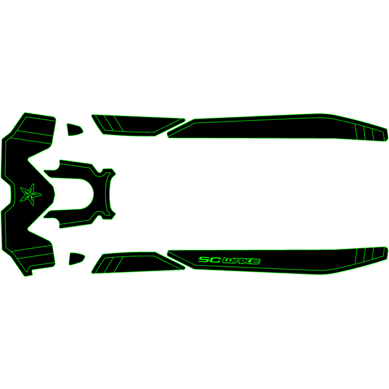SC Wake Sea Doo GTX 300 '21, GTX Limited '21, & RXT-X '21 Waverunner Jet Ski Traction Mat Kit
