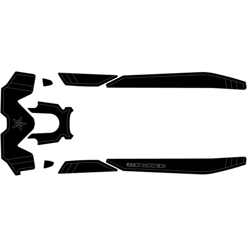 SC Wake Sea Doo GTX 300 '21, GTX Limited '21, & RXT-X '21 Waverunner Jet Ski Traction Mat Kit