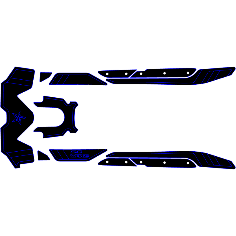 SC Wake Sea Doo RXT-X '18-21 Waverunner Jet Ski Traction Mat Kit
