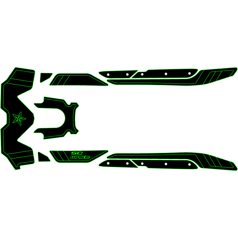 SC Wake Sea Doo RXT-X '18-21 Waverunner Jet Ski Traction Mat Kit