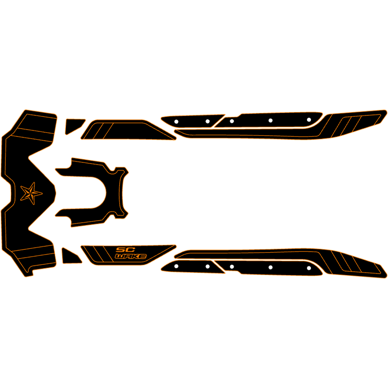 SC Wake Sea Doo RXT-X '18-21 Waverunner Jet Ski Traction Mat Kit
