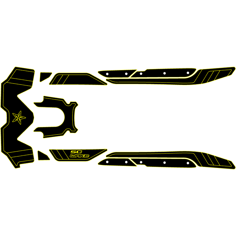 SC Wake Sea Doo RXT-X '18-21 Waverunner Jet Ski Traction Mat Kit