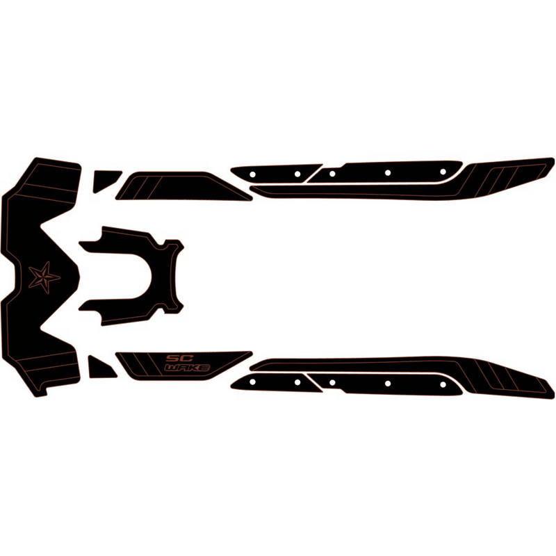 SC Wake Sea Doo RXT-X '18-21 Waverunner Jet Ski Traction Mat Kit