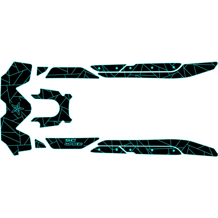 SC Wake Sea Doo RXT-X '18-21 Waverunner Jet Ski Traction Mat Kit