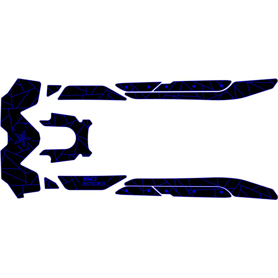 SC Wake Sea Doo RXT-X '18-21 Waverunner Jet Ski Traction Mat Kit