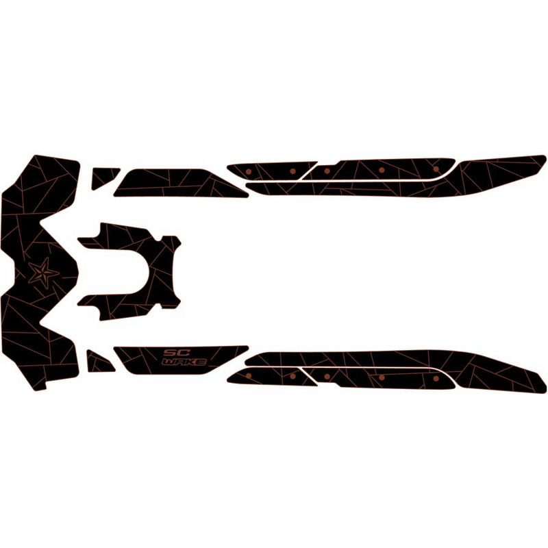 SC Wake Sea Doo RXT-X '18-21 Waverunner Jet Ski Traction Mat Kit