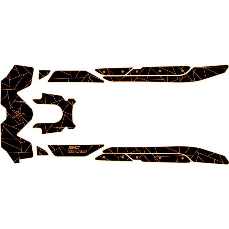 SC Wake Sea Doo RXT-X '18-21 Waverunner Jet Ski Traction Mat Kit