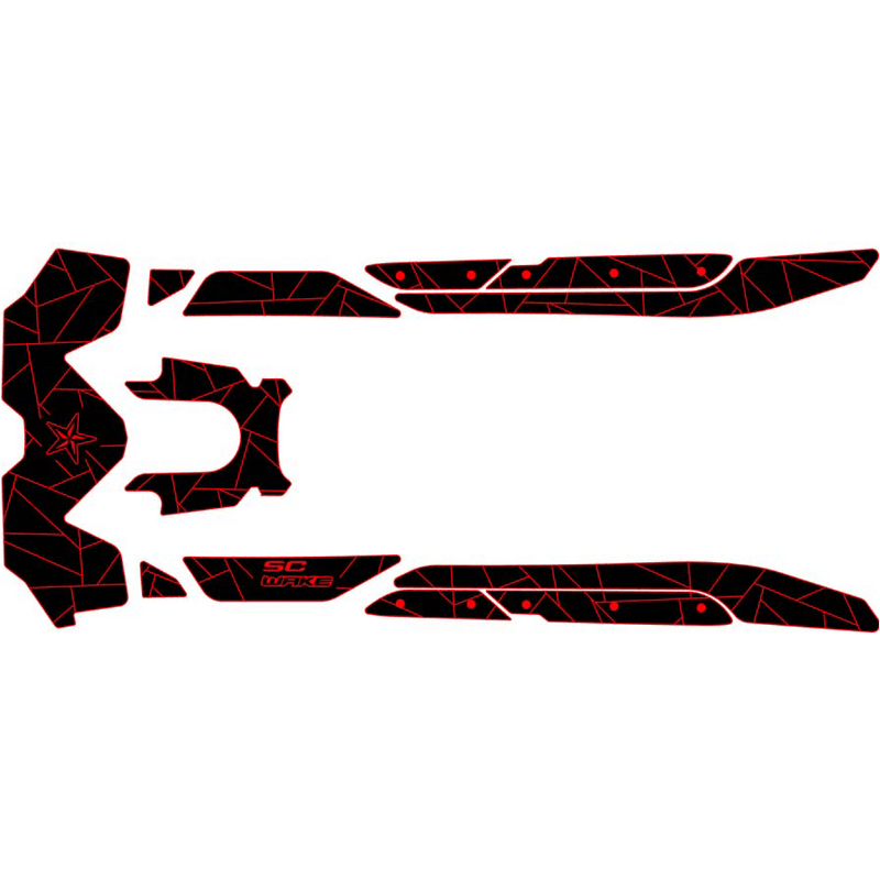 SC Wake Sea Doo RXT-X '18-21 Waverunner Jet Ski Traction Mat Kit