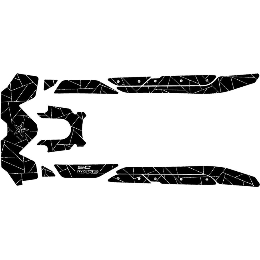 SC Wake Sea Doo RXT-X '18-21 Waverunner Jet Ski Traction Mat Kit