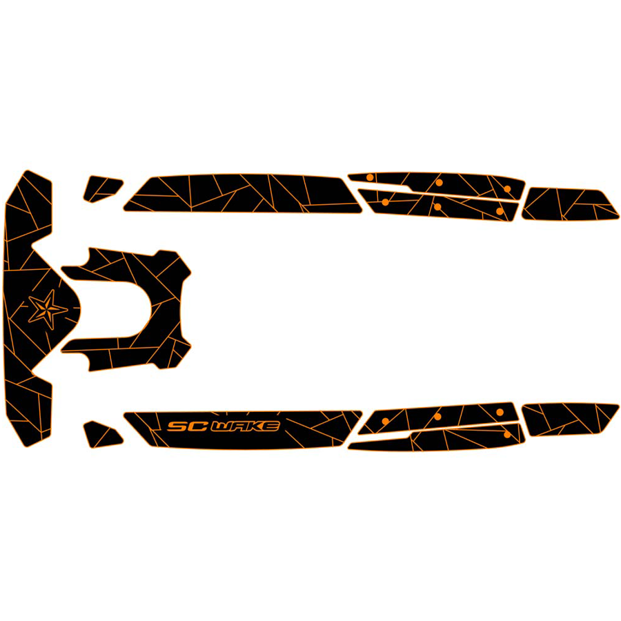 SC Wake Sea Doo RXP-X 300 '20-23 Waverunner Jet Ski Traction Mat Kit