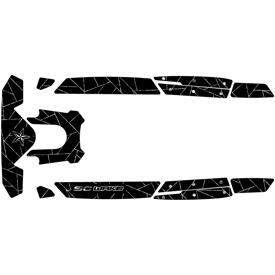 SC Wake Sea Doo RXP-X 300 '20-23 Waverunner Jet Ski Traction Mat Kit