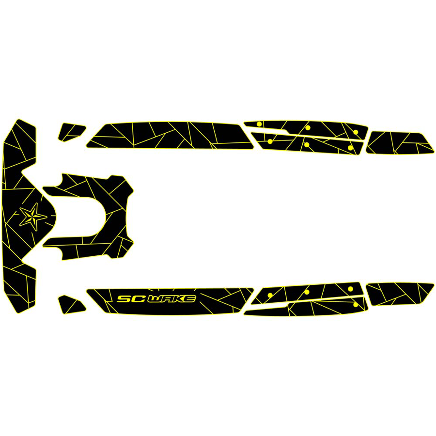 SC Wake Sea Doo RXP-X 300 '20-23 Waverunner Jet Ski Traction Mat Kit