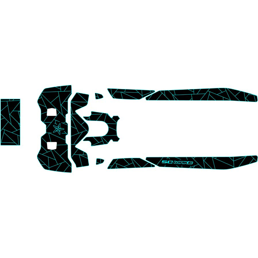 SC Wake Sea Doo Fish Pro '21 Waverunner Jet Ski Traction Mat Kit