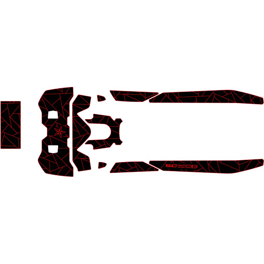 SC Wake Sea Doo Fish Pro '21 Waverunner Jet Ski Traction Mat Kit