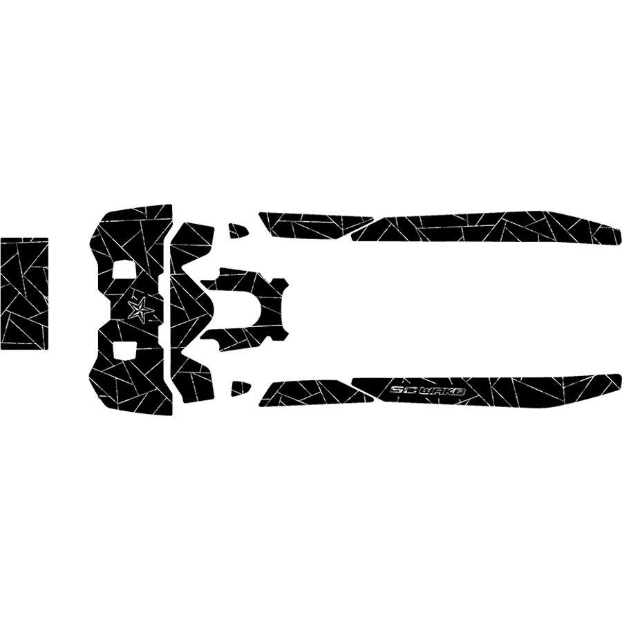 SC Wake Sea Doo Fish Pro '21 Waverunner Jet Ski Traction Mat Kit
